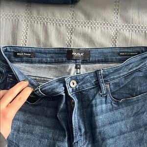 Haala Women's Dark Blue Flare Jeans